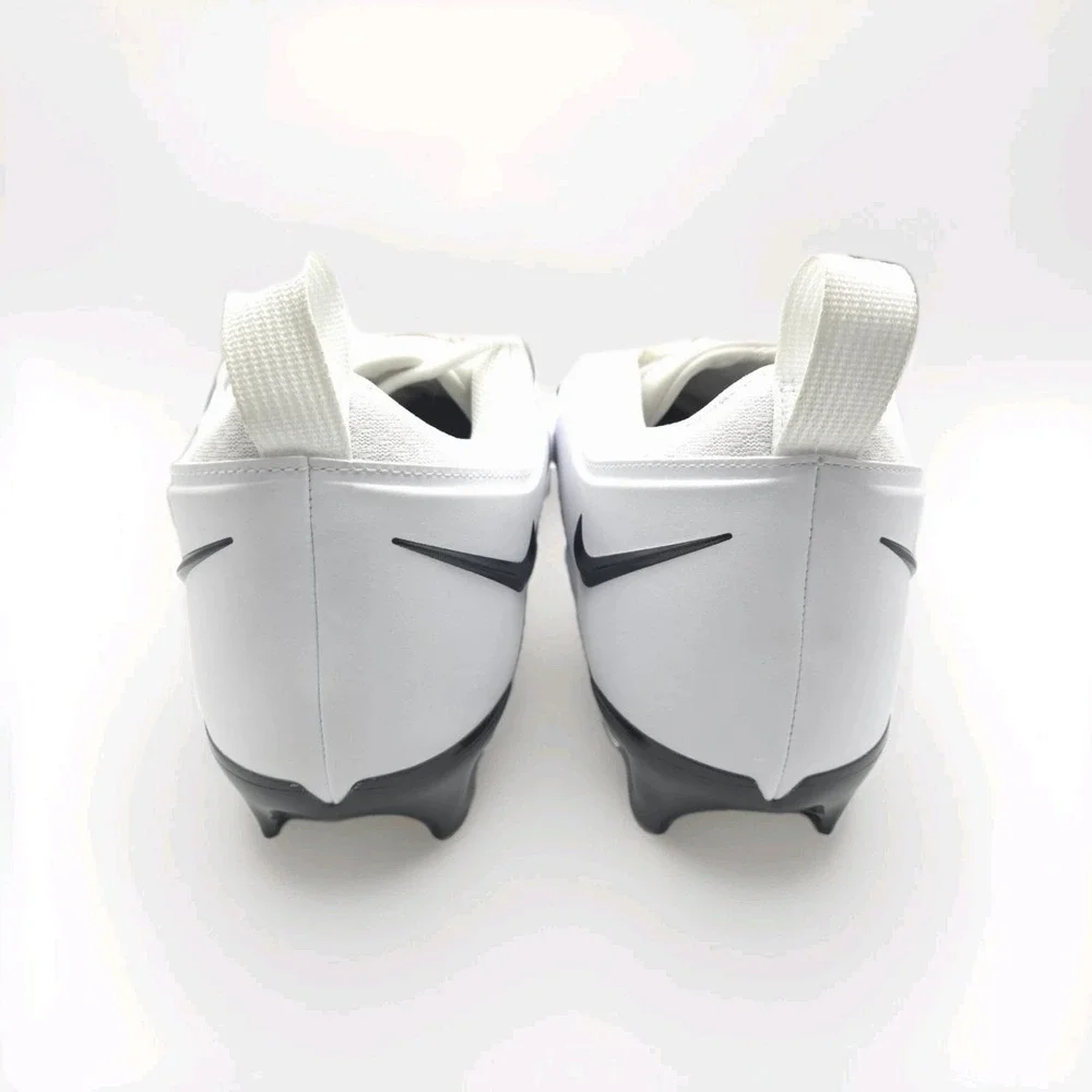 Nike Alpha Menace Pro 3‎ Low WIDE Cleats White/Black FJ6843-100 Men's Size 13W